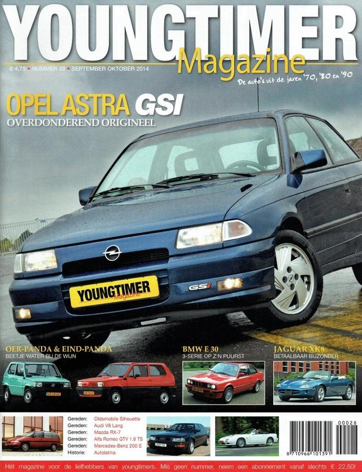Youngtimer Magazine 2014 nr. 28 (o.a. Opel Astra GSi), Boeken, Auto's | Folders en Tijdschriften, Gelezen, Algemeen, Verzenden