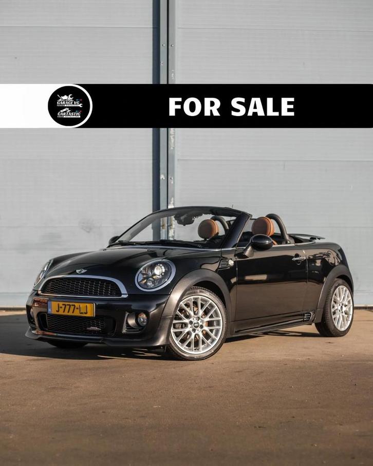 Mini Cooper Roadster 1.6 (JCW Pakket, 3e eig, Leder), Auto's, Mini, Bedrijf, Roadster, ABS, Airbags, Airconditioning, Alarm, Bluetooth