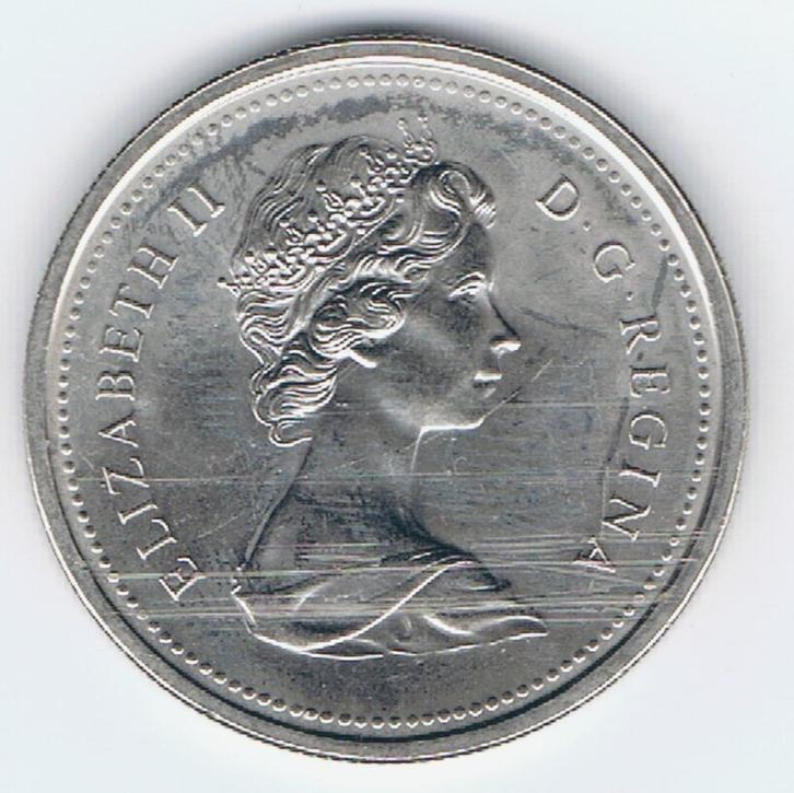 22-2327 Canada 1 dollar 1976, Postzegels en Munten, Munten | Amerika, Losse munt, Noord-Amerika, Verzenden