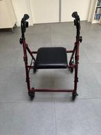 Glardian rode rollator in hoogte verstelbaar., Ophalen, Zo goed als nieuw