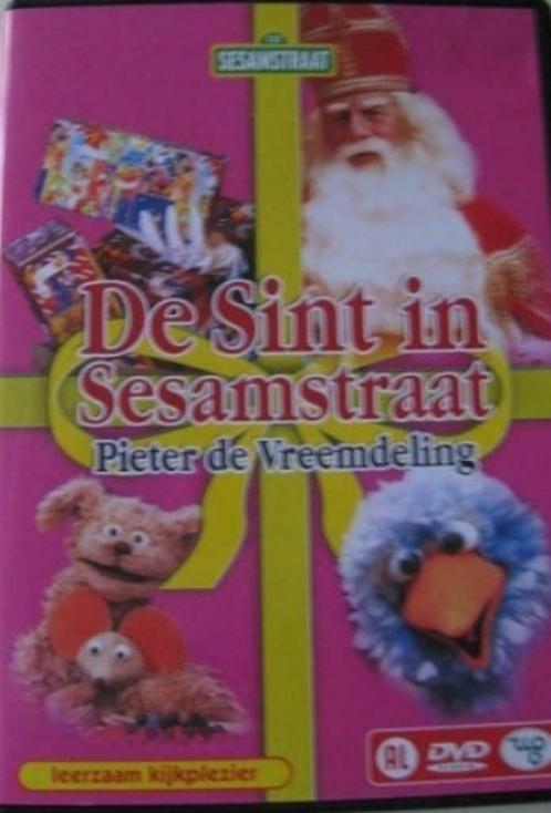 De Sint in Sesamstraat - Pieter de Vreemdeling (dvd)"", Diversen, Sinterklaas, Zo goed als nieuw, Ophalen of Verzenden