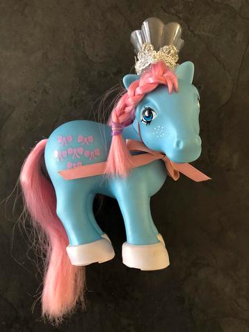 My little pony blauw 1983 roze strikjes&roze manen/staart. beschikbaar voor biedingen