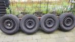 215/65/16C cargo VW T5  stalen velgen + zomer banden, Auto-onderdelen, Banden en Velgen, 215 mm, Band(en), 16 inch, Gebruikt