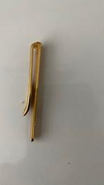 Gouden Stropdas Speld, Ophalen of Verzenden, Zo goed als nieuw, Goud, Verguld