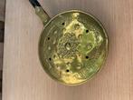 Antieke Koperen Bedpan met Houten Handvat - Keukenbenodigdhe, Antiek en Kunst, Ophalen of Verzenden