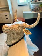 Houten kop wanddecoratie, Ophalen, Zo goed als nieuw