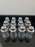 IKEA glazen kruidenpotjes met RVS schroefdop, Ophalen of Verzenden, Nieuw