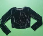 Holister top velours zwart, Ophalen of Verzenden, Zo goed als nieuw, Zwart, Lange mouw