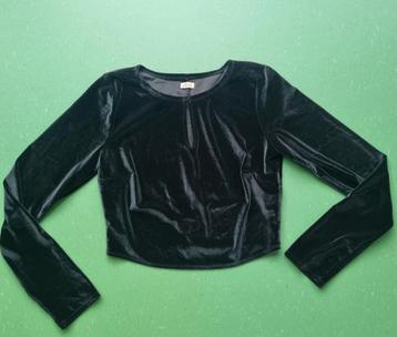 Holister top velours zwart  beschikbaar voor biedingen