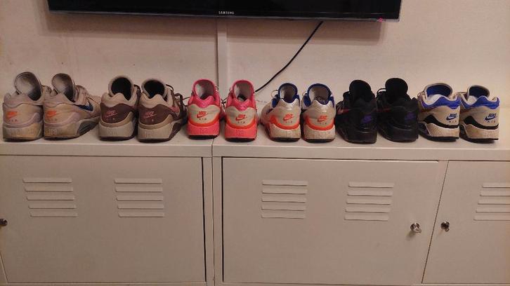 6 Nike air 180, Kleding | Heren, Schoenen, Gedragen, Sneakers of Gympen, Overige kleuren, Ophalen of Verzenden