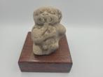 Pre-columbian terracotta mayan jaguar figurine uit Guatemala, Ophalen of Verzenden