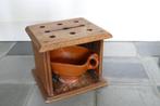 Antieke houten stoof, Antiek en Kunst, Ophalen of Verzenden