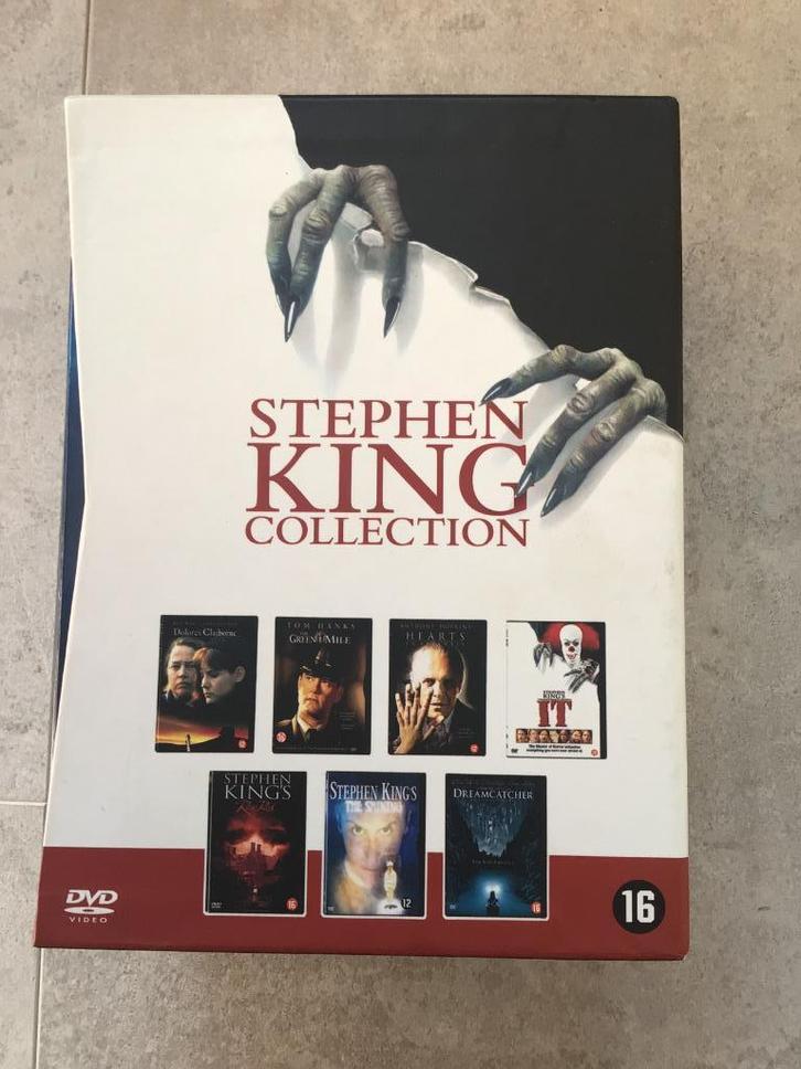 Stephen King Collection BOX, Cd's en Dvd's, Dvd's | Horror, Zo goed als nieuw, Spoken en Geesten, Vanaf 16 jaar, Ophalen of Verzenden