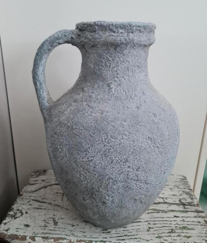 Grote robuuste kruik aardewerk, Huis en Inrichting, Woonaccessoires | Vazen, Gebruikt, Overige kleuren, Minder dan 50 cm, Aardewerk of Porselein