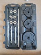 Decathlon 50 kg fitness halter set, Sport en Fitness, Ophalen, Zo goed als nieuw, Halterset