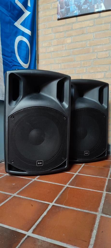 QTX QX15A 15" inch - Actieve Luidsprekerset., Audio, Tv en Foto, Luidsprekers, Gebruikt, Overige typen, 120 watt of meer, Overige merken