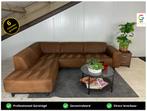 GRATIS LEVERING Hoekbank Cognac 275x205 GEREINIGD