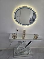 Moderne kaptafel met spiegel  of make-up tafel, Ophalen, Zo goed als nieuw, Hout, Minder dan 100 cm