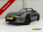 Mazda MX-5 2.0 SkyActiv-G 184 GT-M Navi Carplay Leer Camera, Keurmerk '100% Onderhouden', Achterwielaandrijving, Zwart, 4 cilinders