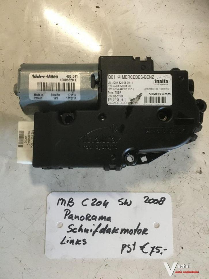 Mercedes C 204 SW 220 cdi 2008  Schuifdakmotor Links of Rech, Auto-onderdelen, Elektronica en Kabels, Gebruikt, Ophalen of Verzenden