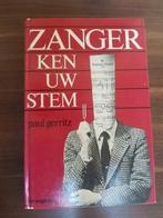 GERRITZ, PAUL - Zanger ken uw stem, Verzenden, Zo goed als nieuw, Algemeen, GERRITZ, PAUL