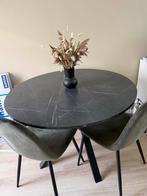 IKEA Mariedamm Tafel + 2 Stoelen, Huis en Inrichting, Tafels | Eettafels, Ophalen, Kunststof, 100 tot 150 cm, Rond