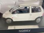 RENAULT TWINGO 1995 Wit LIMED. schaal 1/18 NOREV ref 185289, Hobby en Vrije tijd, Modelauto's | 1:18, Verzenden, Nieuw, Auto, Norev