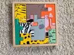 Inlegpuzzel dieren Hema hout, Ophalen of Verzenden, Gebruikt