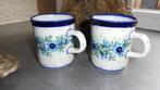 2 zgan bunzlau bekers, Keramiek, Ophalen of Verzenden, Zo goed als nieuw, Overige stijlen
