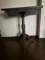 Wijntafeltje met rechthoekig blad stoer sober landelijk, Huis en Inrichting, Woonaccessoires | Overige, Ophalen, Zo goed als nieuw