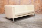 ZGANieuw cremekleurige Montis Kubik design bank, Design, 150 tot 200 cm, Tweepersoons, 75 tot 100 cm