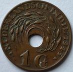 Nederlands-Indië een cent 1945 misslag!, Postzegels en Munten, Munten | Nederland, Koningin Wilhelmina, Ophalen of Verzenden, 1 cent