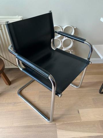 Bauhaus Breuer stijl chrome leer eetkamer stoel buisframe beschikbaar voor biedingen