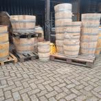 Regenton, Bloembak, Halve Ton, Wijnvat, Whiskeyvat gehalveer, 150 liter of meer, Ophalen, Zo goed als nieuw, Kunststof