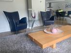 Leten fauteuils 2 stuks, Gebruikt, Minder dan 75 cm, Leer, Ophalen of Verzenden