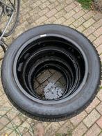 Set Dunlop Winter Sport 5 winterbanden. Maat 195/55R16 87H, Auto-onderdelen, Banden en Velgen, Ophalen, 16 inch, Winterbanden