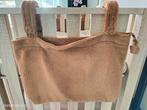 2 grote Teddy boxtassen – beige, met rits en binnenvak, Ophalen of Verzenden, Zo goed als nieuw, Lade