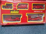 Oude Solido Brandweer Set, Ophalen of Verzenden, Gebruikt, Auto, Solido