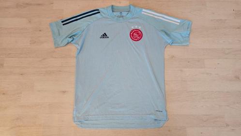 Ajax Training Shirt! Seizoen 20/21! Mt M!, Kleding | Heren, Sportkleding, Zo goed als nieuw, Voetbal, Maat 48/50 (M), Blauw, Ophalen of Verzenden