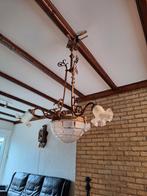 Mooie Franse bronzen luchter, Huis en Inrichting, Lampen | Kroonluchters, Ophalen, Gebruikt