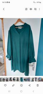 Jurk mt 52, Kleding | Dames, Grote Maten, Ophalen of Verzenden, Nieuw, Groen, Jurk