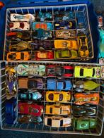 Hotwheels banen en auto’s, Kinderen en Baby's, Speelgoed | Racebanen, Ophalen, Zo goed als nieuw, Handmatig, Hot Wheels