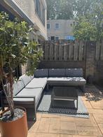 Loungeset Donato antraciet, Tuin en Terras, Tuinsets en Loungesets, Ophalen, 5 zitplaatsen, Aluminium, Zo goed als nieuw