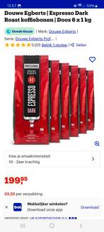 6 Zakken Douwe Egberts Professional Koffiebonen, Ophalen of Verzenden
