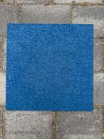 Tapijttegels - blauw - 50x50- 215 m2, Huis en Inrichting, Stoffering | Vloerbedekking, Niet bekend, Blauw, 75 m² of meer, Zo goed als nieuw