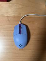 Logitech G203 LIGHTSYNC Gaming Muis - Lila, Computers en Software, Rechtshandig, Muis, Gebruikt, Ergonomisch