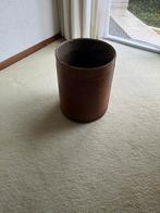 Leren  bruine paraplubak, Huis en Inrichting, Ophalen of Verzenden, Zo goed als nieuw, Hout