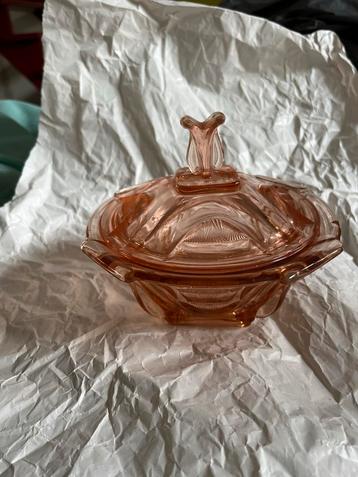 Walter & Söhne Bonbonnière vintage Art Deco Persglas Uniek! beschikbaar voor biedingen