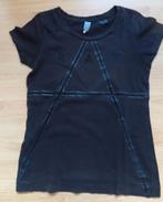 Zwart katoenen t-shirt van G-Star maat S met leuke print, Kleding | Dames, T-shirts, Zwart, Ophalen of Verzenden, Korte mouw, Maat 36 (S)