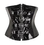Supermooie Lak Wetlook Korset Bustier, tm 4XL, Kleding | Dames, Verzenden, Nieuw, Zonder mouw